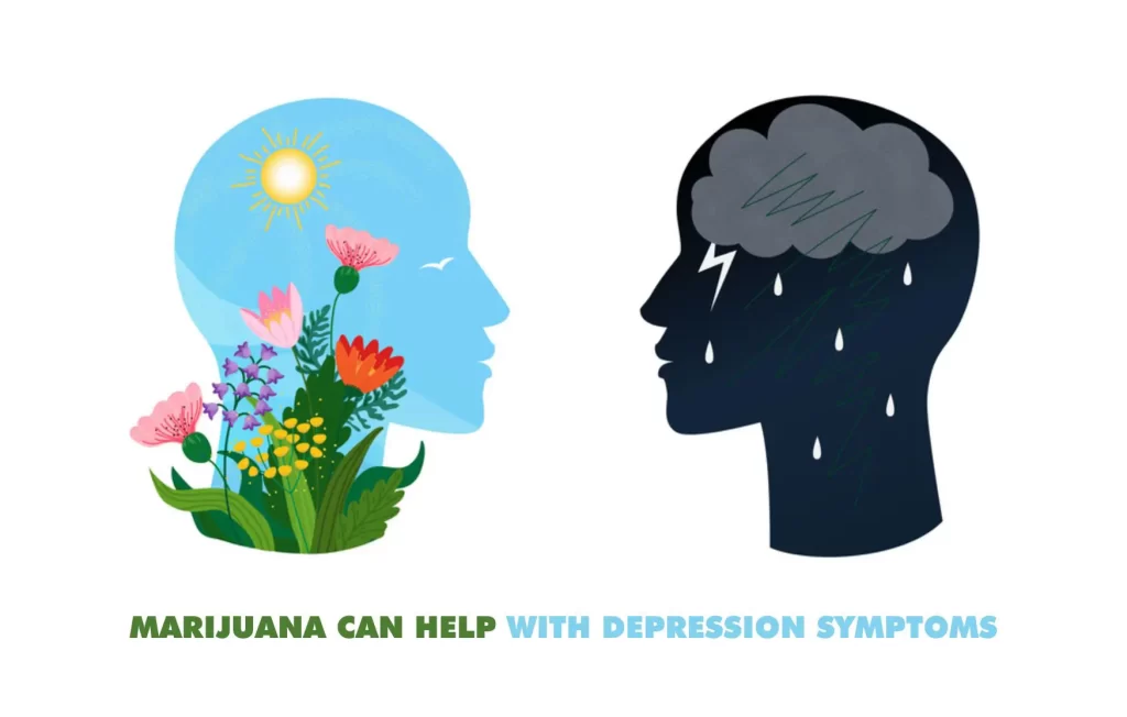 Marijuana can help with depression symptoms
